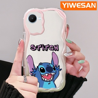 เคสโทรศัพท์มือถือใส แบบนิ่ม ลาย Stitch กันกระแทก สําหรับ Realme C30 C30s C31 C33 C35 C55 Narzo 50i Prime Narzo N55 50A Prime