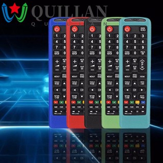 Quillan เคสซิลิโคน กันกระแทก ทนทาน สําหรับรีโมตคอนโทรลสมาร์ททีวี Samsung AA59-00741A 00637 00817A AA59-00786A