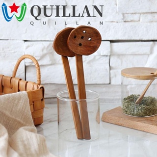 Quillan ช้อนไม้ ทัพพีซุป หม้อไฟ ราเมน อุปกรณ์เครื่องครัว