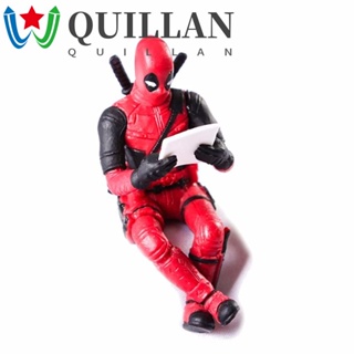 Quillan โมเดลฟิกเกอร์ Deadpool ซุปเปอร์ฮีโร่ ซุปเปอร์ฮีโร่ ขนาดเล็ก ของเล่นสําหรับเด็ก