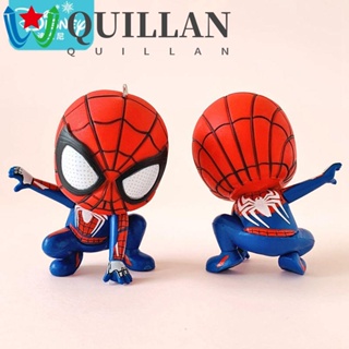 Quillan โมเดลตุ๊กตาฟิกเกอร์ Spiderman ขนาด 8 ซม. สําหรับเด็ก