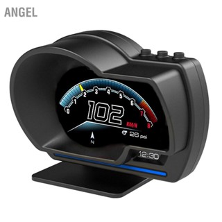 ANGEL Head Up Display OBD2 + GPS Smart Gauge รถ HUD Speedometer Turbo RPM Alarm สำหรับรถบรรทุก