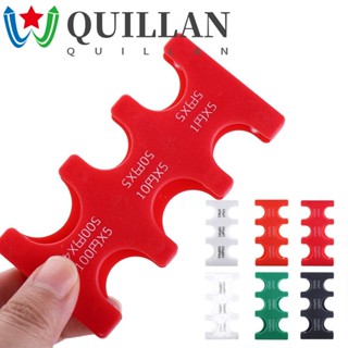 Quillan กล่องจ่ายเหรียญ พลาสติก ขนาดเล็ก หลายตําแหน่ง สีพื้น สําหรับผู้ชาย ผู้หญิง