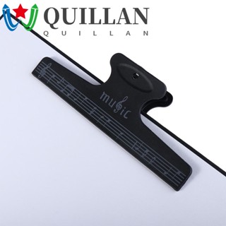 Quillan คลิปหนีบกระดาษโน้ต ไวโอลิน สีดํา อุปกรณ์เสริม สําหรับเปียโน หนังสือ สํานักงาน