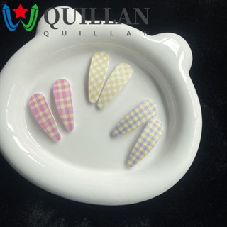 Quillan กิ๊บติดผมอะคริลิค ลายสก๊อตน่ารัก ด้านข้าง สีแคนดี้ สีสันสดใส สําหรับสัตว์เลี้ยง