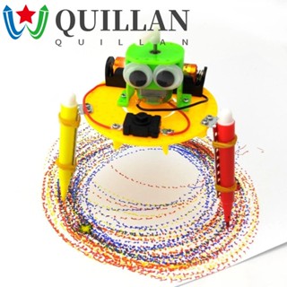 Quillan ของเล่นหุ่นยนต์ Doodle DIY เพื่อการเรียนรู้เด็กก่อนวัยเรียน แฟนคลับ ฟังก์ชั่นหลักการ ของเล่นฝึกสมอง นักเรียน อุปกรณ์ห้องปฏิบัติการ เทคโนโลยี ของเล่นทํา