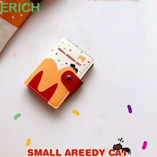 Erich McDonalds กระเป๋าใส่บัตร ใบขับขี่ บัตรธนาคาร ใบสั้น ลายการ์ตูน สไตล์เกาหลี แบบพกพา เดินทาง