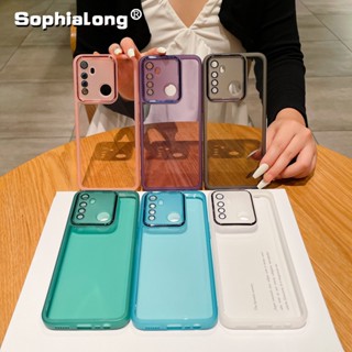 เคสโทรศัพท์มือถือ ซิลิโคนนิ่ม แบบใส ป้องกันเลนส์กล้อง สําหรับ OPPO Realme 5 5S 5i 6i Narzo 10 10A