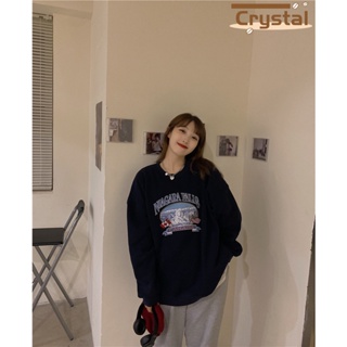 Crystal  เสื้อผ้าผู้ญิง แขนยาว เสื้อฮู้ด คลุมหญิง สไตล์เกาหลี แฟชั่น  Stylish รุ่นใหม่ Comfortable คุณภาพสูง A98J1MS 36Z230909