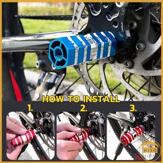 Hiso ที่พักเท้าจักรยาน อลูมิเนียมอัลลอยด์ 7*2.3cm Bike Accessories