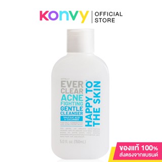 Happy To The Skin Ever Clear Acne Fighting Gentle Cleanser 150ml เจลล้างหน้าสูตรอ่อนโยนพิเศษ ปราศจากซัลเฟต.