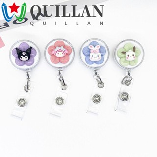 Quillan คลิปหนีบป้ายชื่อ แบบยืดหดได้ ลาย My Melody น่ารัก อุปกรณ์เสริม สําหรับหมอ พยาบาล นักเรียน สํานักงาน