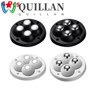 Quillan รอกล้อเลื่อน หมุนได้ 360 องศา 4 ชิ้น สําหรับกล่องเก็บของ สเก็ตบอร์ด