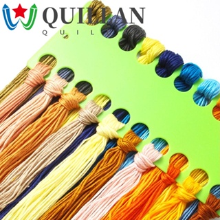 Quillan กระสวยไหมปักครอสสติตช์ พลาสติก 20 ตําแหน่ง 10 ชิ้น