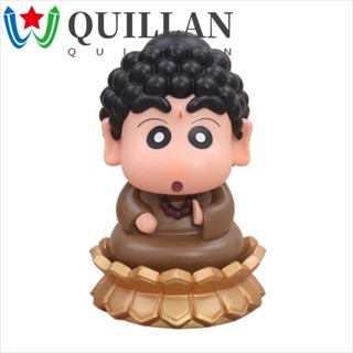 Quillan ฟิกเกอร์การ์ตูนชินจัง Nohara Cos Sakyamuni น่ารัก ขนาด 12 ซม. สําหรับตกแต่งบ้าน