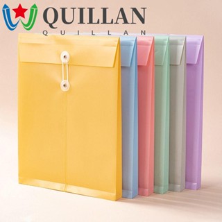 Quillan แฟ้มใส่เอกสาร ขนาด A4 PP กันน้ํา ทนทาน ขนาดใหญ่ A4 สําหรับจัดระเบียบ