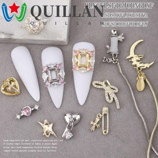 Quillan ริบบิ้นไข่มุก ผีเสื้อ คละแบบ สําหรับตกแต่งเล็บ DIY