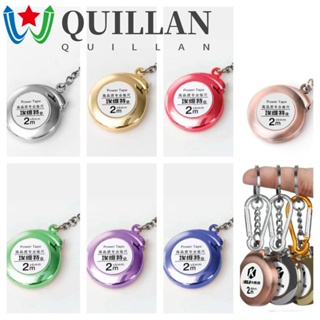 Quillan เทปวัด ไม้บรรทัด ถอดออกได้ ขนาดเล็ก พวงกุญแจ อเนกประสงค์