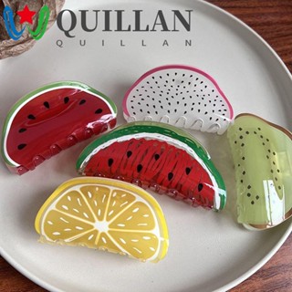 Quillan ผลไม้ กรงเล็บ สร้างสรรค์ ปาร์ตี้ ที่คาดผม หวาน กิ๊บปู สาว กิ๊บส้ม กิ๊บติดผม กีวี่ฟรุ๊ต เลม่อน ปิตาย่า กิ๊บเกาหลี