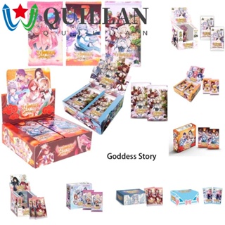 Quillan การ์ดเกม ลายการ์ตูนอนิเมะ Goddess Story อุปกรณ์เสริม ของขวัญ สําหรับเด็กผู้ชาย และผู้หญิง