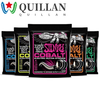 ERNIE BALL Quillan สายกีตาร์ไฟฟ้า โคบอลต์ ตอบสนองฮาร์โมนิก 2721/2723 ปลายต่ํา สัมผัสนุ่มมาก สําหรับกีตาร์ไฟฟ้า