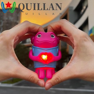 Quillan จี้ตุ๊กตาเอเลี่ยน เรืองแสง น่ารัก สีชมพู สําหรับเป็นของขวัญ