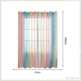 [Freneci2] ผ้าม่าน Tulle แบบใส สําหรับหน้าต่าง ประตู กระจกบานเลื่อน
