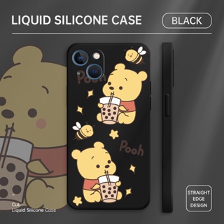 เคสโทรศัพท์ซิลิโคน แบบนิ่ม ลายการ์ตูนหมีพูห์ ป้องกันกล้อง สําหรับ Realme C21Y C25 C25s C25Y C30 C30s C31 C33 C35 C55