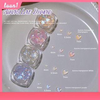 Love Nail Art สติ๊กเกอร์เล็บ Rhinestones 30 ชิ้น อุปกรณ์ตกแต่งเล็บ พลอยเทียม เลื่อม ออโรร่า 3D สําหรับตกแต่งเล็บ Diy คริสตัลเล็บอุปกรณ์เสริม COD