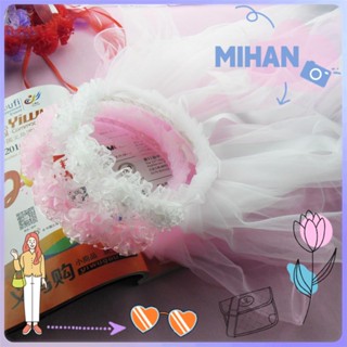 Mh พวงหรีด Tulle ผ้าโพกศีรษะ แฮนด์เมด อุปกรณ์เสริม สําหรับเจ้าสาว งานแต่งงาน