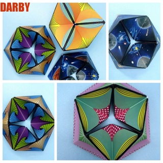 Darby ของเล่นลูกบาศก์มายากล เปลี่ยนสีได้ 3D หลากสี เพื่อการเรียนรู้ สําหรับออฟฟิศ