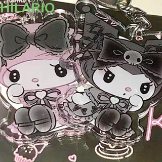 Hilario พวงกุญแจอะคริลิค ลาย Kuromi My Melody Punk Y2K สําหรับเด็กผู้หญิง