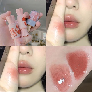 [Daily optimization] human essence ~ plain mirror lip glaze lip liquid candy foggy surface lip gloss niche lip oil student lasting lipstick 8/21
