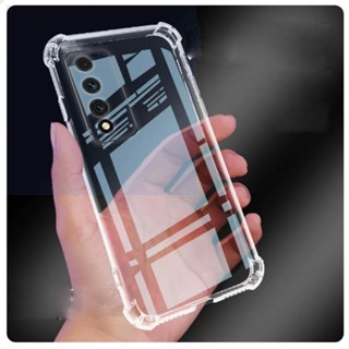 เคสซิลิโคนนิ่ม แบบใส กันตกสี่มุม สําหรับ Wiko T50