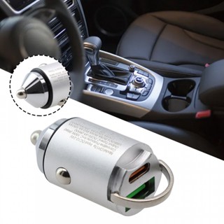 ⚡NEW 8⚡PD3 0 Type C Car Charger Dual USB Fast Charging Adapter High Quality Metal Build