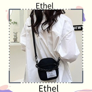 Ethel1 กระเป๋าสะพายไหล่ ผ้าแคนวาส ผ้าลูกฟูก ขนาดเล็ก คุณภาพสูง สําหรับผู้หญิง