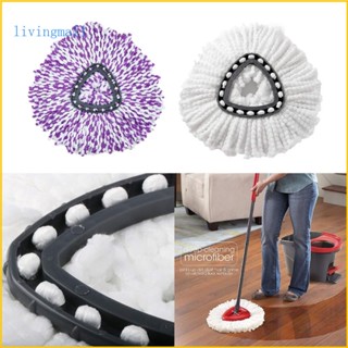 Livi หัวไม้ถูพื้น แบบเปลี่ยน สําหรับไม้ถูพื้น OCedar Spin Mop 360 4 ชิ้น°หัวไม้ถูพื้นไมโครไฟเบอร์ แบบหมุนได้