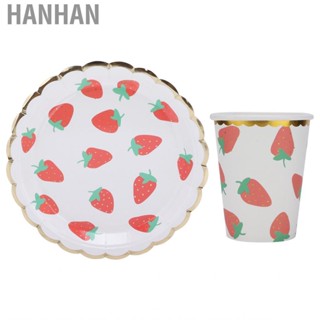 Hanhan Party Supplies Set  Disposable  Paper for Various Themed Activities Birthday Parties Seaside