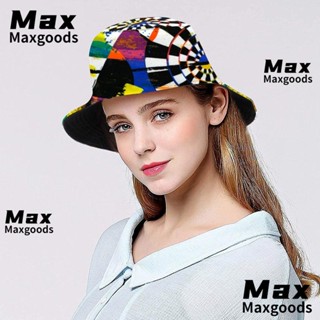 Maxg หมวกกันแดด ป้องกันรังสียูวี พิมพ์ลายมัดย้อม 56~58 ซม. แฟชั่นฤดูร้อน สําหรับชาวประมง