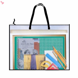 กระเป๋าเก็บโปสเตอร์ มีซิป และที่จับ ขนาด 19x25 นิ้ว สําหรับงานศิลปะ บอร์ด กระสุน แผนภูมิ และวัสดุการสอน