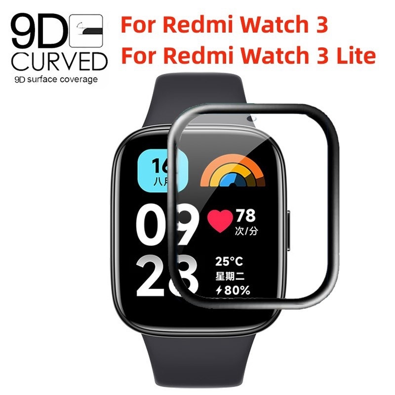 ฟิล์มกระจกนิรภัยกันรอยหน้าจอ 3D สําหรับ Redmi Watch 3 Lite Redmi Watch 2 2 Lite 3 3Lite