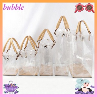 Bubble กระเป๋าถือ กระเป๋าสะพายไหล่ PVC แฮนด์เมด จุของได้เยอะ สําหรับเดินทาง DIY