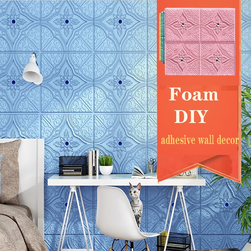 วอลเปเปอร์ติดผนัง ฝ้าเพดาน ที่ติดผนัง วอลเปเปอร์ 3D ผ้าติดผนัง แผ่นติดผนัง wallpaper ติดผนัง ห้องนอน ของแต่งห้อง แต่งห้องนอน ของแต่งห้อง แต่งห้อง ตกแต่งห้อง หัวเตียง ของแต่งบ้าน ติดผนัง ตกแต่งบ้าน ตกแต่งผนัง สติกเกอร์ โฟม แผ่นห้อง บัวติด ผนัง วิลเปเปอร์ผ - รูปที่ 5