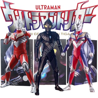 โมเดลฟิกเกอร์ อนิเมะ Ultraman Tiga ACT ของเล่นสําหรับเด็ก