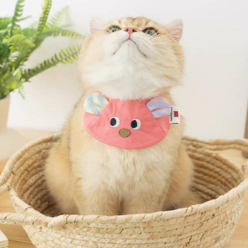 ผ้าพันคอ ผ้ากันเปื้อน ทรงสามเหลี่ยม อุปกรณ์เสริม สําหรับสัตว์เลี้ยง สุนัข แมว - รูปที่ 5