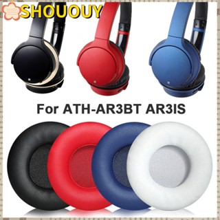 Shououy แผ่นโฟมฟองน้ํา แบบเปลี่ยน สําหรับหูฟัง Audio-Technica ATH-AR3BT AR3IS 2 ชิ้น