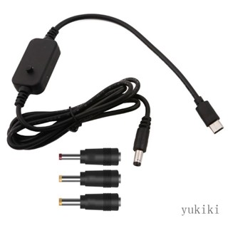 Kiki สายเคเบิล USB C เป็น 5V 9V 12V 20V สําหรับกล้องวงจรปิด มอนิเตอร์เด็ก