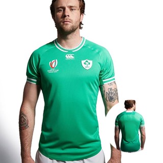 เสื้อกีฬารักบี้ ลายทีมชาติไอร์แลนด์ IRFU 2023/24 ไซซ์ S ถึง 5XL สําหรับผู้ชาย