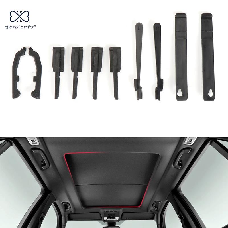 ชุดซ่อมบังแดดบังแดดรถยนต์ซ้ายขวาสําหรับ BMW X5 E70 F15 F81 54107198762