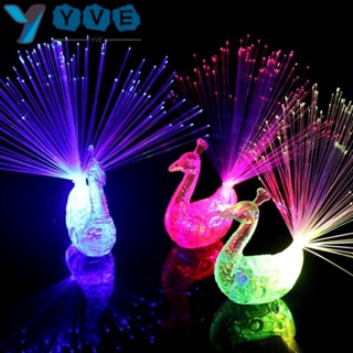 Yve แหวนไฟ LED เรืองแสงในที่มืด หลากสีสัน สําหรับเด็ก 10 ชิ้น